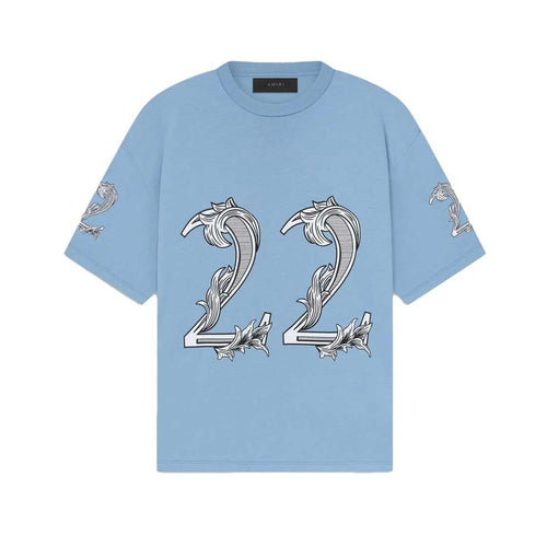 Amiri Oversized 22 Tee Ashley Blue