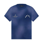 Amiri Collegiate Tee Navy Blue
