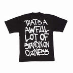 Awful Lot of Cough Syrup Black Cizness Tee