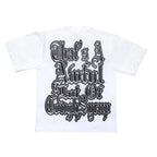 Awful Lot of Cough Syrup Cupid Tattoo White Black