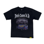 Awful Lot of Cough Syrup Death Comes in 3s Tee Black