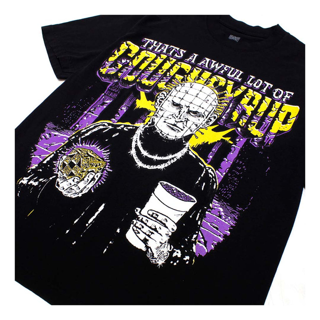Awful Lot of Cough Syrup Hellraiser Tee Black