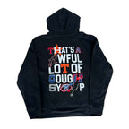 Awful Lot of Cough Syrup Sports Logo Hoodie Black