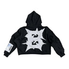 Billionaire Studios Bloo Gradient Scale Hoodie Black