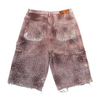 Birth of Royal Child Redial Diamond Shorts Brown