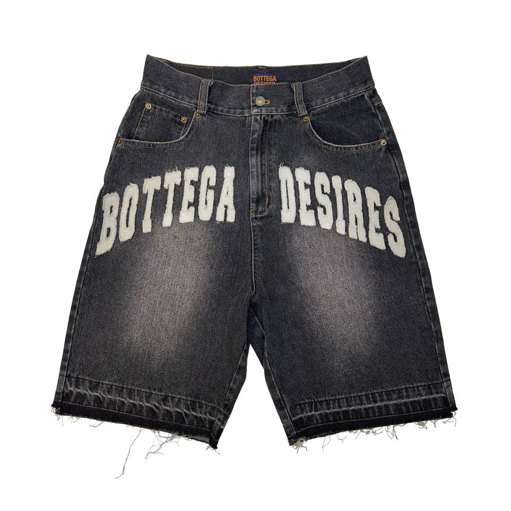 Bottega Desires Denim Shorts Black