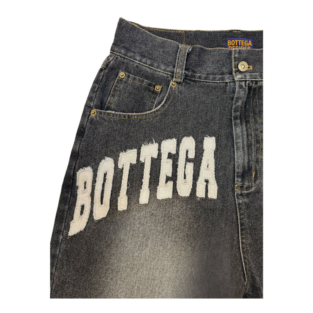 Bottega Desires Denim Shorts Black