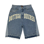 Bottega Desires Denim Shorts Blue