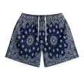 Bravest Studios Paisley Two Tone Navy Mesh Shorts
