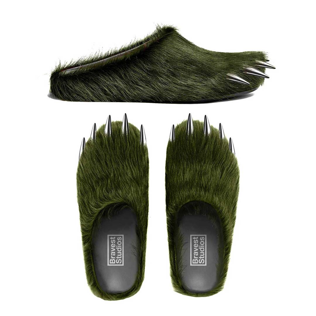 Bravest Studios Bear Claw Mule Green
