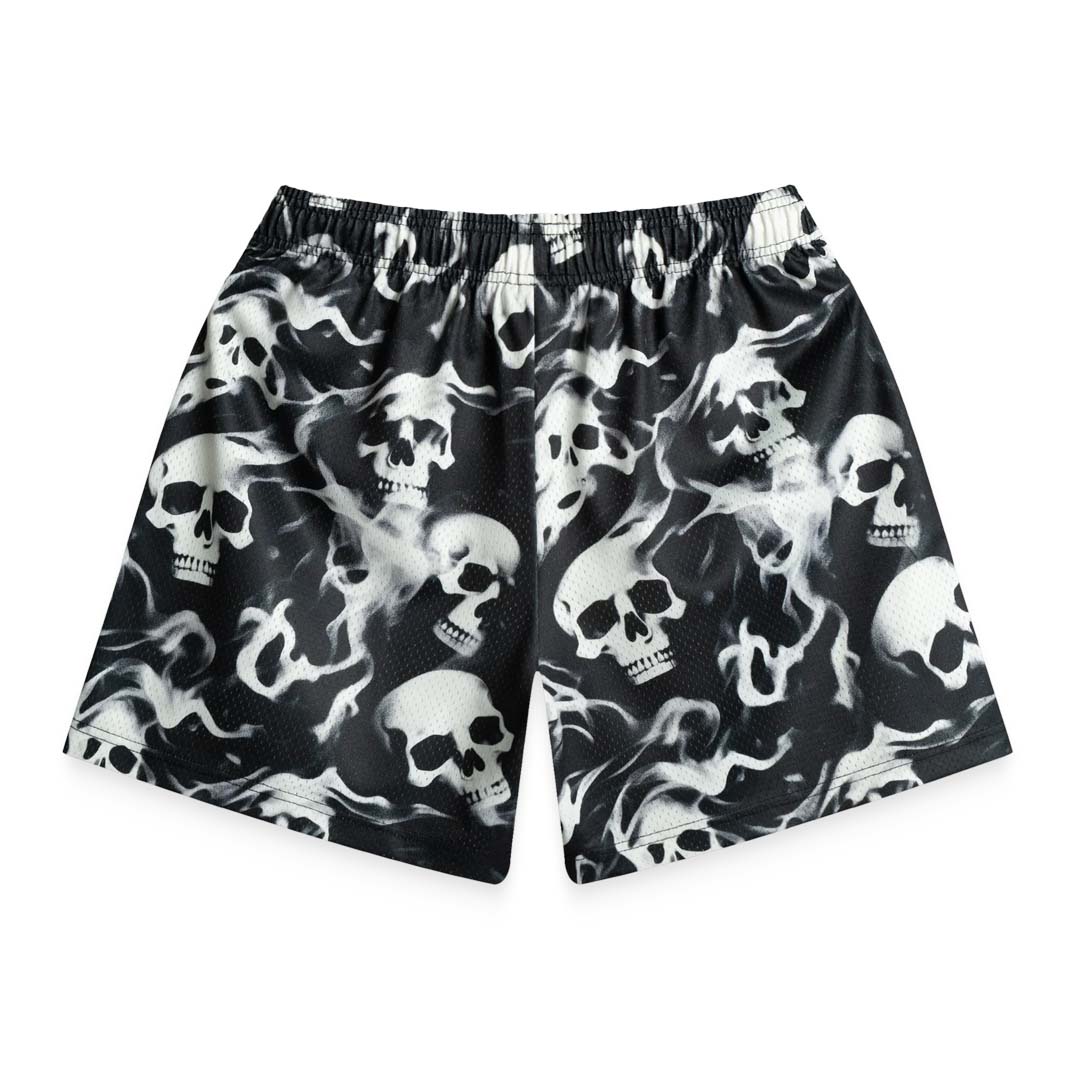 Bravest Studios Black Skelly Shorts