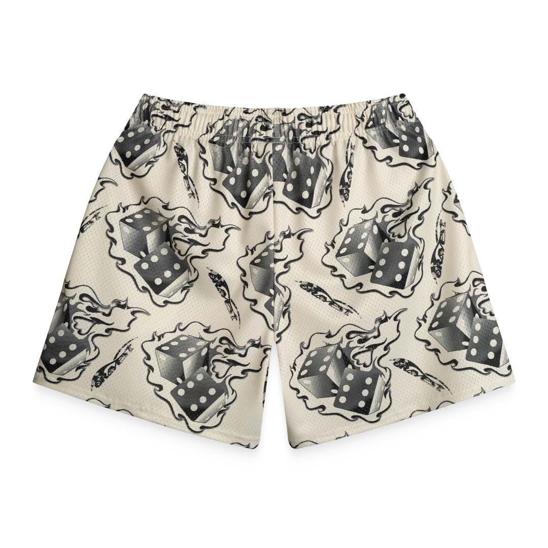 Bravest Studios Cream Dice Shorts