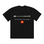 Cactus Plant Flea Market x McDonald's Coffee Stirrer Tee 'Black'