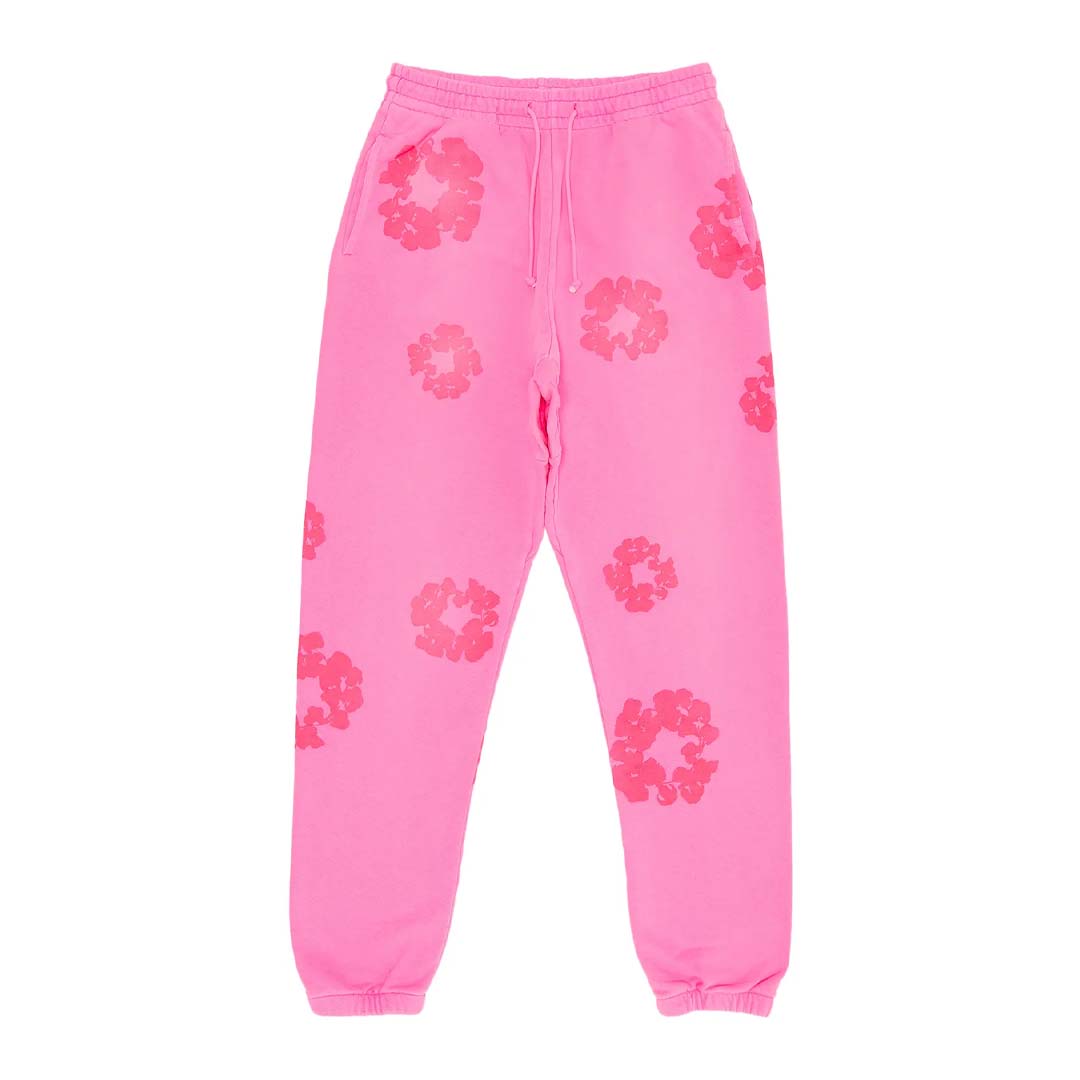 Denim Tears Mono Cotton Wreath Sweatpants 'Pink'