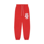 Denim Tears University Sweatpants Red White