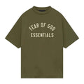 Essentials Fear of God Jersey Crewneck Tee Military