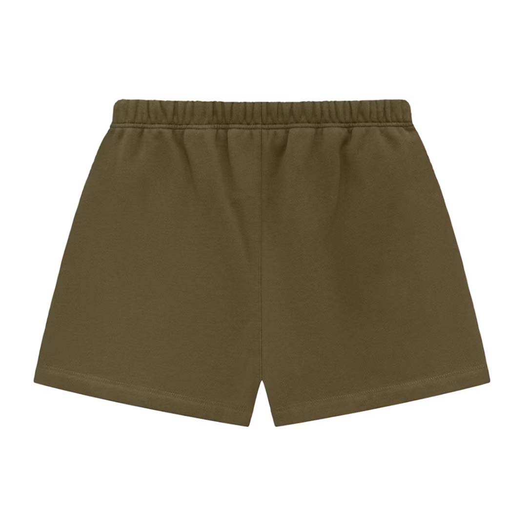 Essentials Fear of God Soccer Shorts Olive