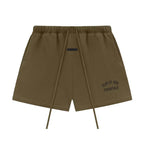 Essentials Fear of God Soccer Shorts Olive