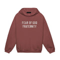 Fear of God Essentials Crimson Heavy Fleece Hoodie