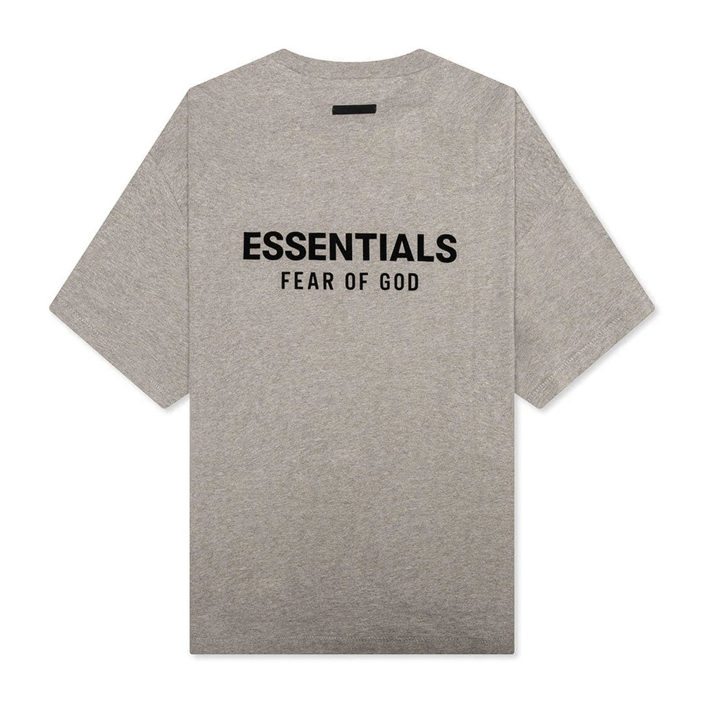 Fear of God Essentials Jersey Crewneck Tee Heather Grey