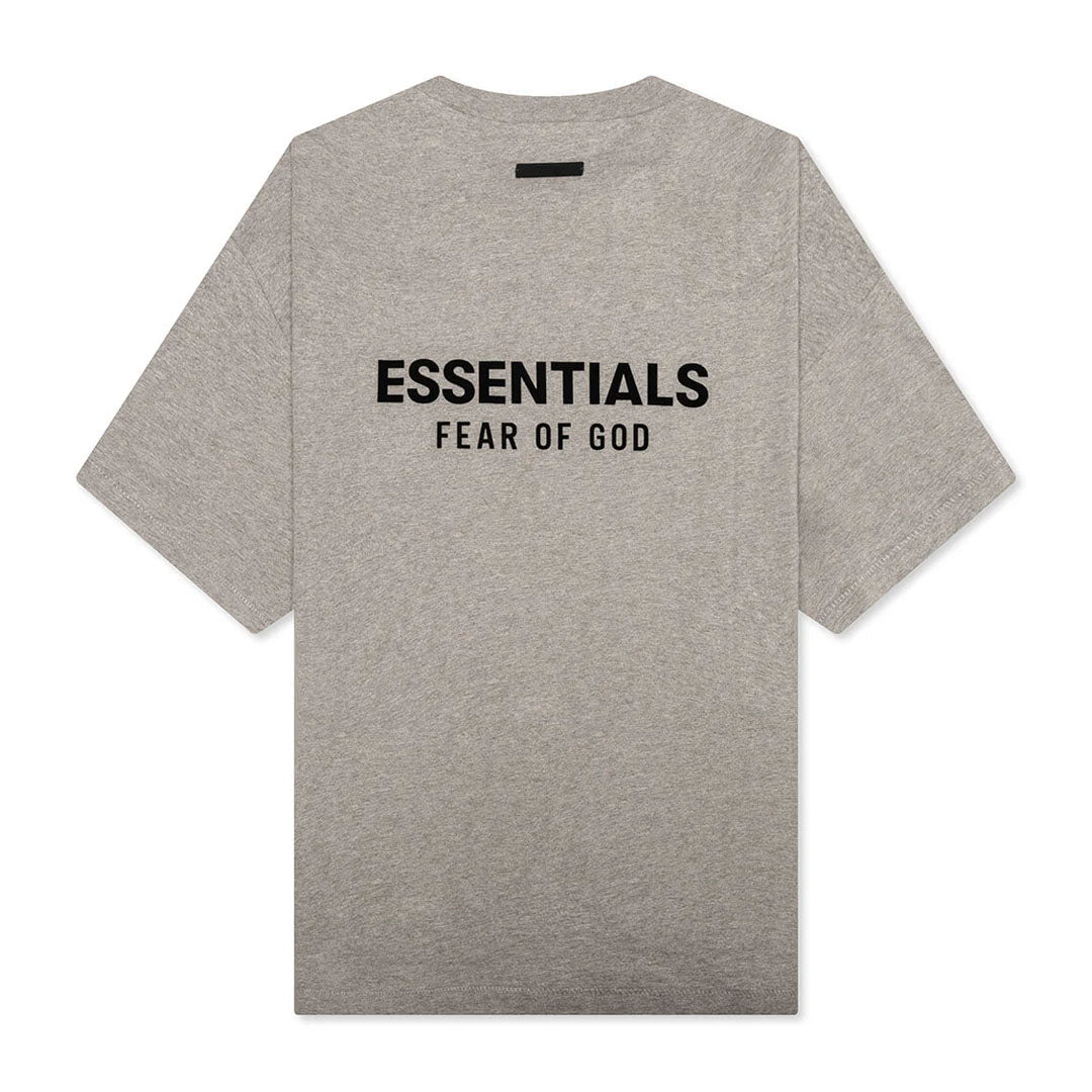 Fear of God Essentials Jersey Crewneck Tee Heather Grey