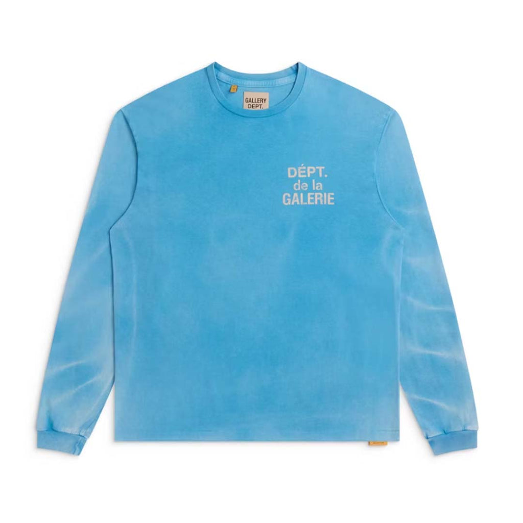 Gallery Dept. French Faded Long Sleeve Tee Cyan