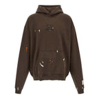 Gallery Dept. French Logo Brown Paint Splatter Hoodie