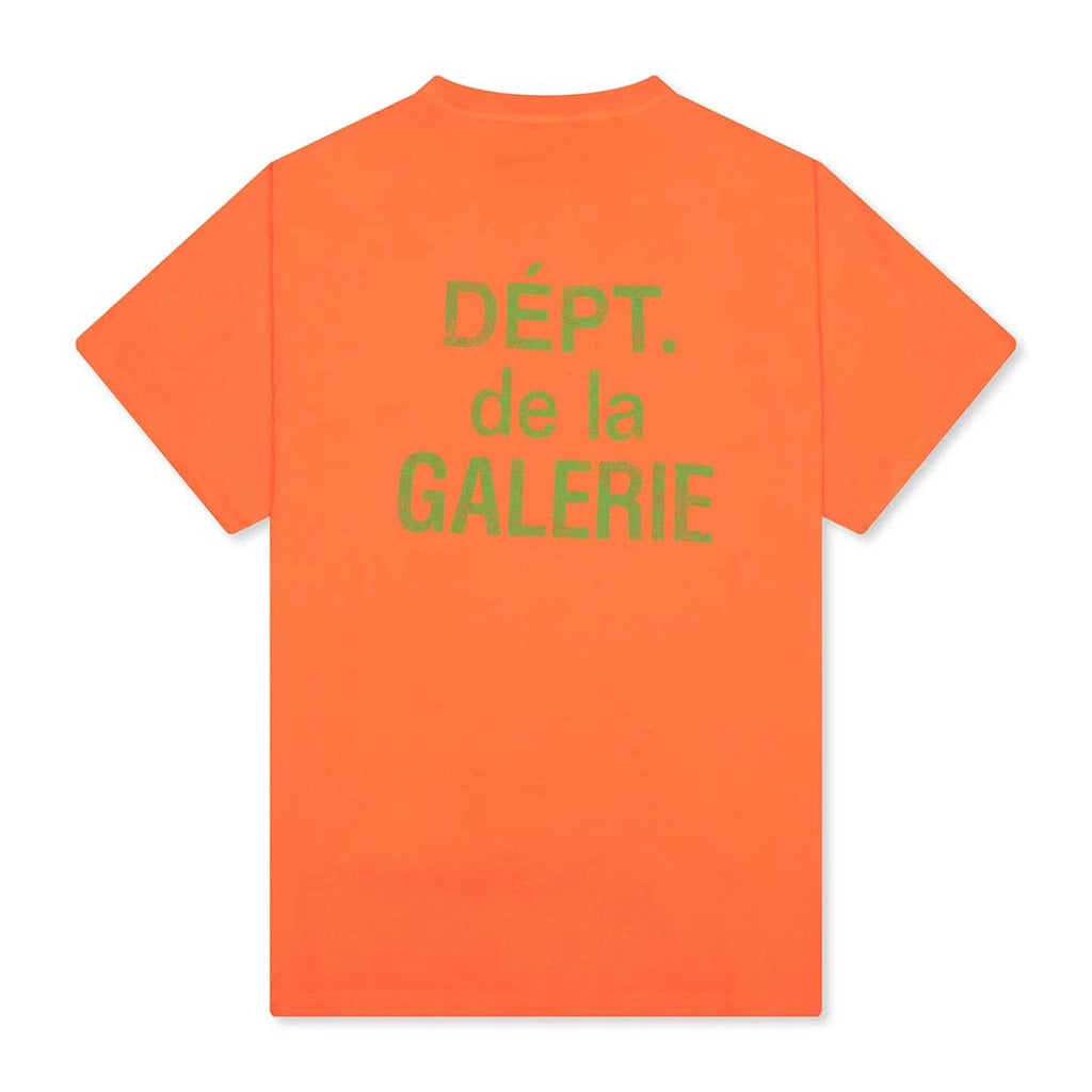Gallery Dept. Souvenir French Logo Tee Orange Green