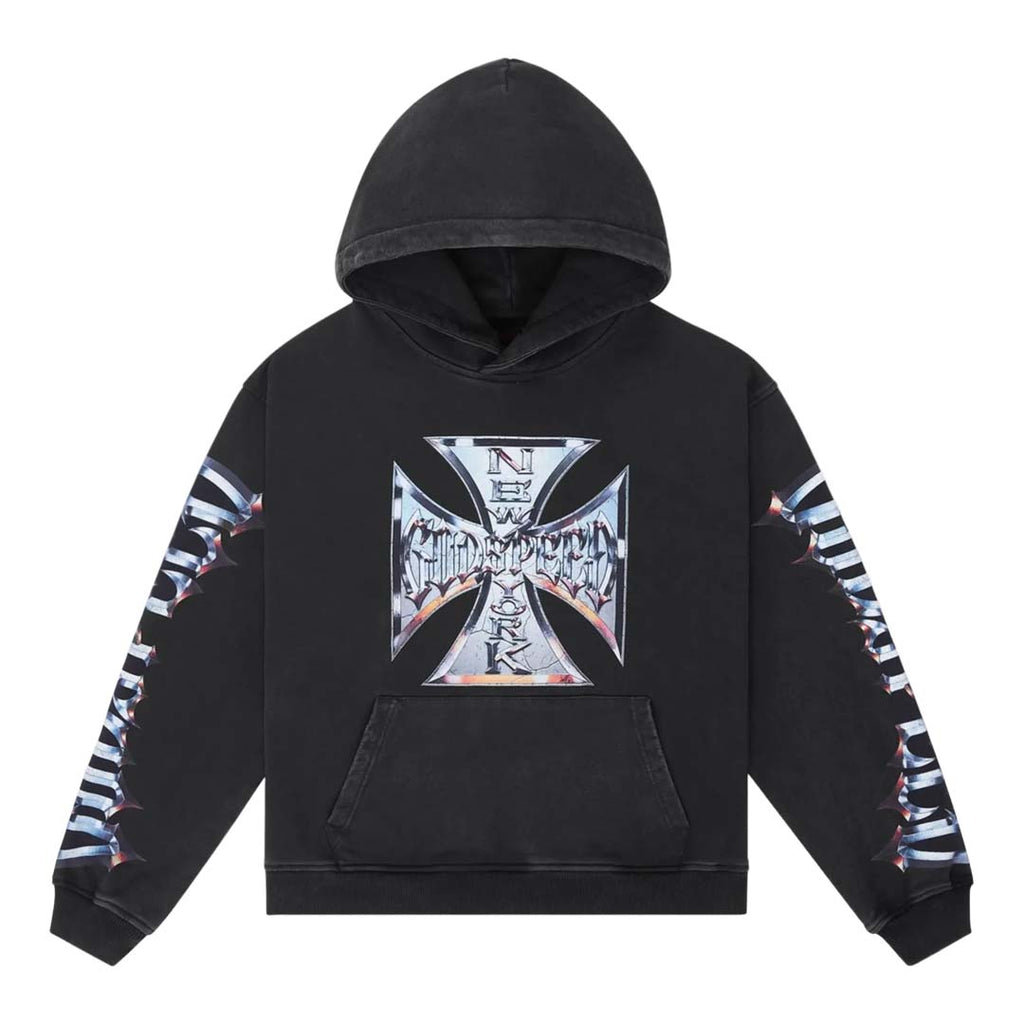 Godspeed Chrome Motto Hoodie Black Wash