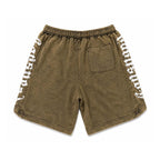 Godspeed Courtside Shorts Brown Wash White