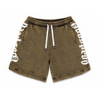 Godspeed Courtside Shorts Brown Wash White