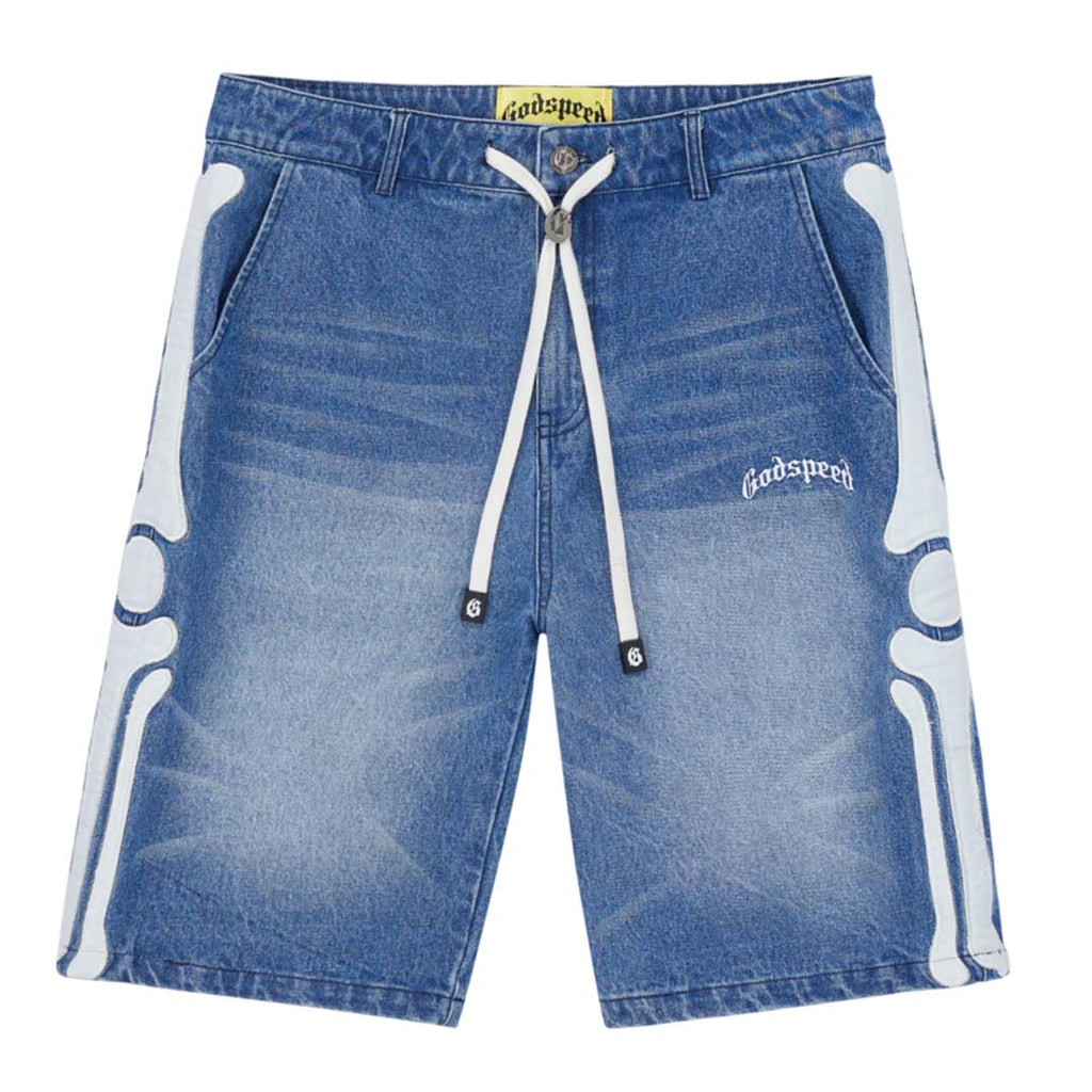 Godspeed Femur Denim Shorts Blue