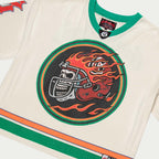 Godspeed First Down Jersey Bone Teal Orange