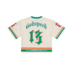 Godspeed First Down Jersey Bone Teal Orange